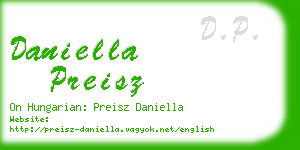 daniella preisz business card